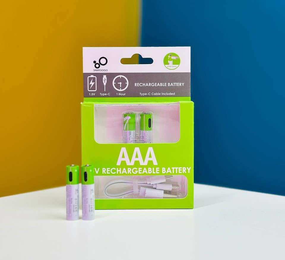 1.5V AAA rechargeable battery(2pcs pack)